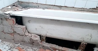 Демонтаж ванной комнаты в Орехово-Зуево - стоимость работ от 813 руб. | Сварной-Рхв